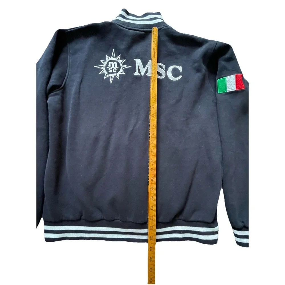 Stadium MSC Cruise‎ Italy Bomber Jacket – Men's Large Embroidered 2-sided - Picture 11 of 12